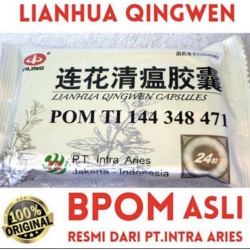 Foto Produk Lianhua Qingwen Jiaonang BPOM RESMI PT.INTRA ARIES 100% ASLI dari Up storee
