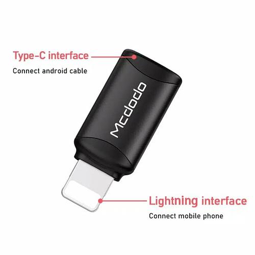 Foto Produk Mcdodo Type C to Lighting iPhone Connector Adapter Converter OTG dari penta mart