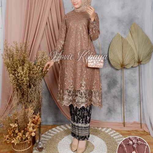 Foto Produk 0049 PALING LARIS SET KEBAYA KURUNG TULLE ROSE MALIKA dari kintani kebaya