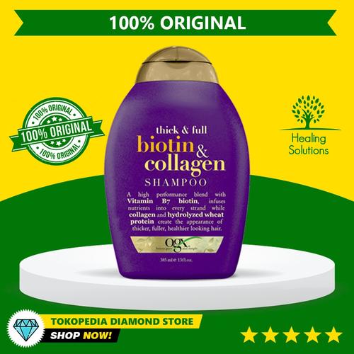 Foto Produk OGX Thick & Full Biotin & Collagen Shampoo 385ml ED panjang 18 Bulan dari Healing Solutions
