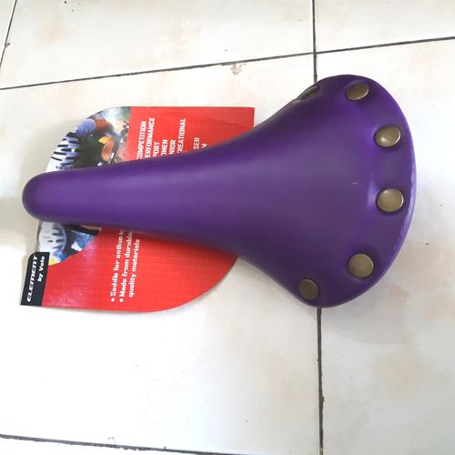 Foto Produk sadel element by velo ungu cocok untuk mtb seli fixie roadbike dari farras bikes