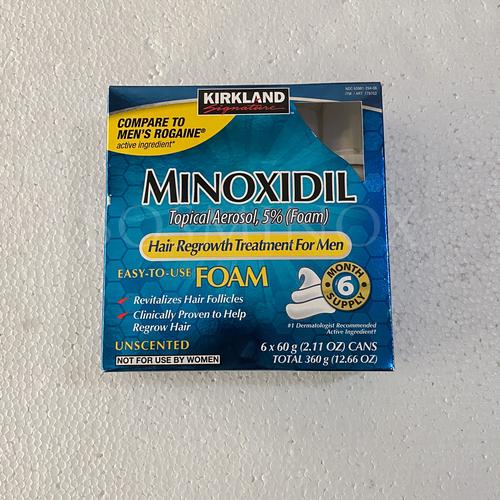 Foto Produk KIRKLAND MINOXIDIL 5% FOAM 1 BOX ISI 6 BOTOL - ORIGINAL dari bosminox