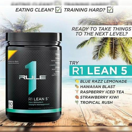 Jual R1 RULE ONE LEAN 5 60 SERVING SUPLEMEN GYM FAT BURN ON PEMBAKAR ...