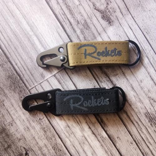 Foto Produk Rockets carabiner tactical / key chain / strap hook - Hitam dari ROCKETS MISSION