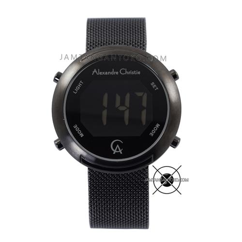 Foto Produk Jam Tangan Alexandre Christie AC 9337 LH Digital Mesh Full Black 38mm dari Jam Tangan Toko