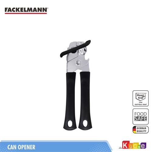 Promo FACKELMANN CAN OPENER WITH BLACK PP HANDLE/ PEMBUKA BOTOL DAN