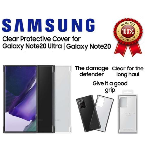 Foto Produk Original Samsung Note20 Note 20 ultra Clear Protective Cover - Note20, White dari Toko818 Accessories