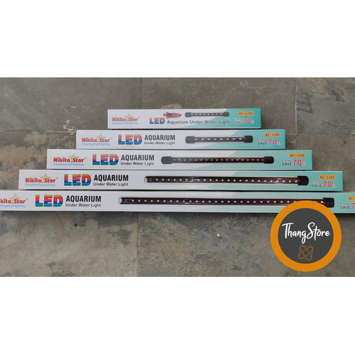 Foto Produk LAMPU CELUP LED AQUARIUM NIKITA STAR L 200-L 600 (20-60 cm) - Putih, 20 cm dari thangstore