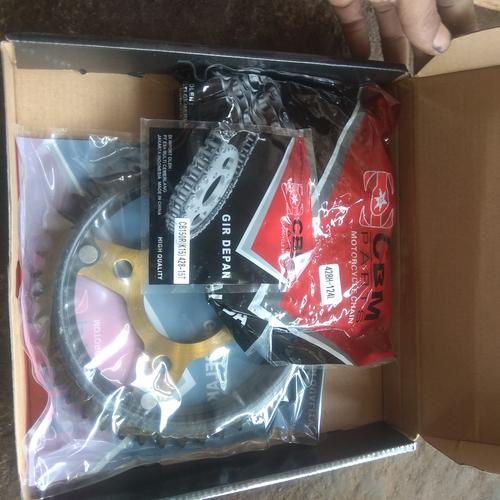 Foto Produk gir set cb 150 r k15 gear paket rantai baja trq dari dokter motor