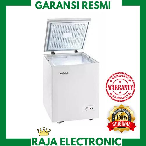 Jual Chest Freezer Modena 100 Liter Md 10w Kota Bandung Raja Electronic Bandung Tokopedia