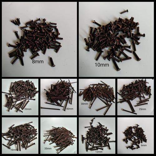 Foto Produk BAUT 2MM HITAM KEPALA RATA / BAUT GEPENG M2/SCREW M2(100pcs) - Hitam, 10mm dari tamiya Asemka mandiri