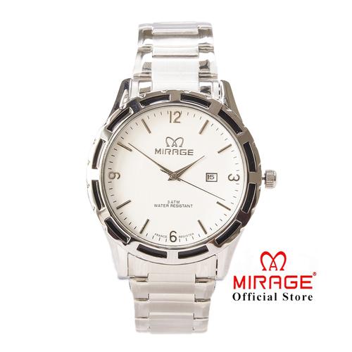 Foto Produk Jam Tangan Pria Office Casualwear Mirage Silver Original 8309M Pp dari Mirage Watch