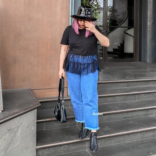 Foto Produk JINISO - Jumbo Boyfriend Jeans 1312 REAL CURVY dari JINISO.ID