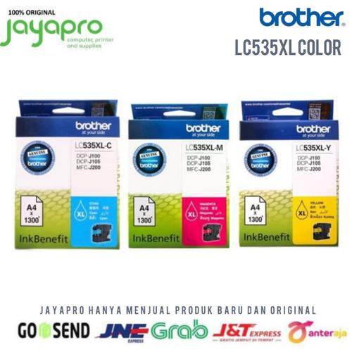 Jual BROTHER LC535XL COLOR RESMI 