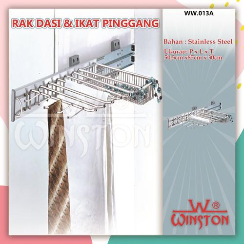 Foto Produk Rak Dasi Kemeja Celana Gantung Winston WW 013 A CRM Rak Tie & Belt dari WINSTON SUKSES ABADI