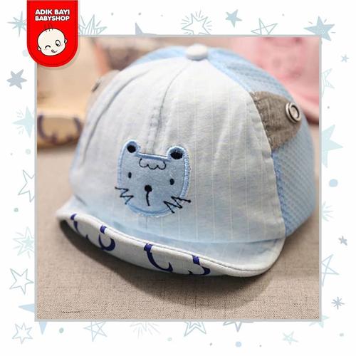 Jual Topi Pet Blue/Grey Cat / Baby Hat 