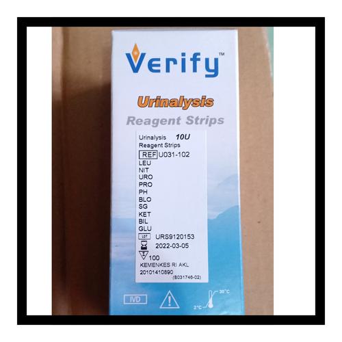 Foto Produk Verify 10 Parameter Urinalysis Reagent Strip Tes Urine dari toko alat kesehatan fais