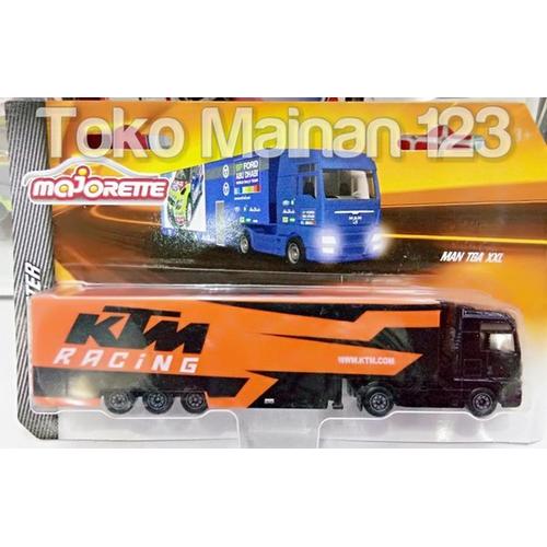 Mainan Truck Trailer Pembawa Mobil KTM 