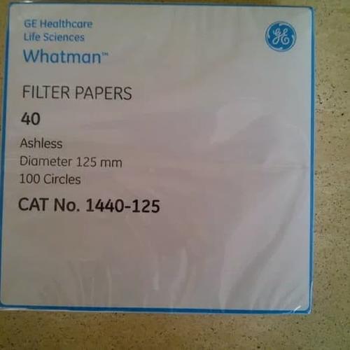 Jual WHATMAN 1440125 Filter Paper no 40 dia 125 mm Kertas Saring
