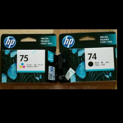 Hp 74 +75 Ink Cartridge Original 