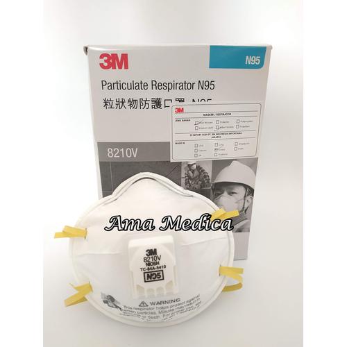 Jual Masker N95 8210v Dust Mask 3M Particulate Respirator Box Jakarta