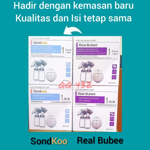 Gambar PROMO!!! Real bubee double / Pompa asi elektrik usb dengan botol susu dari QQ 432 Jakarta Barat Tokopedia