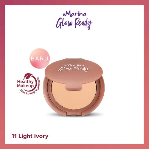 Foto Produk Marina Glow Ready Two Way Cake SPF 20 PA++ - 14 NATURAL dari Tempo Store Official