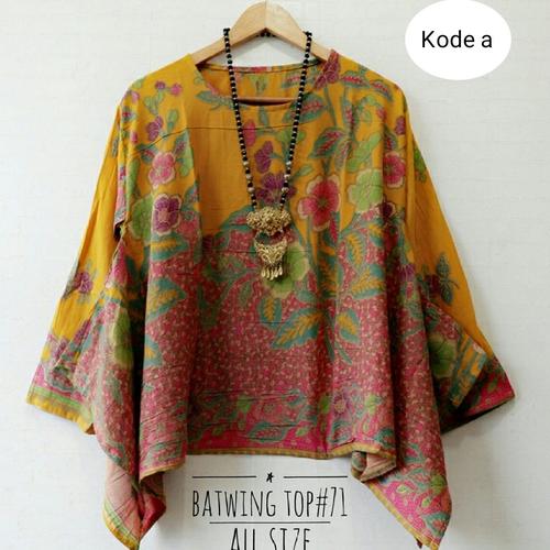 Foto Produk baju batik wanita modern blus batwing dari Batik Sri