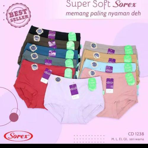 Foto Produk Celana Dalam Wanita Sorex 1238 ukuran M dan L dari Luna Libby