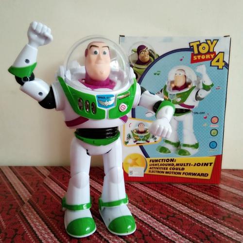 Gambar Toy Story 4 Buzz Lightyear walking robot/ Robot Jalan dari Storyoftoys undefined Tokopedia