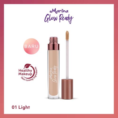 Gambar Marina Glow Ready Liquid Concealer - 01 LIGHT dari Tempo Store Official Jakarta Timur Tokopedia