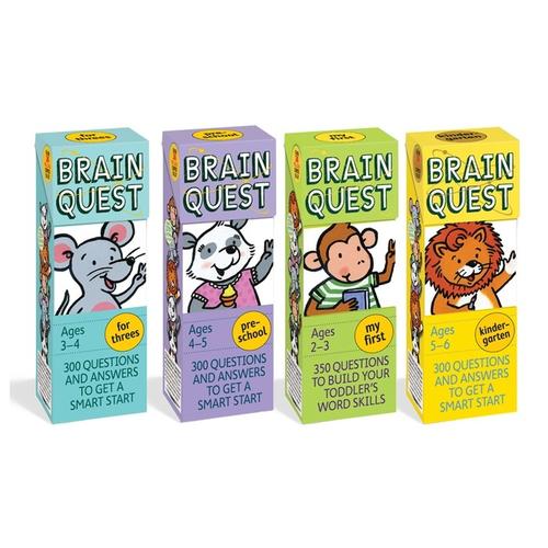 Gambar Brain quest cards, buku interaksi orang tua dan anak, buku pengetahuan - Age 5-6 dari Lovely Gubuk Kota Batam Tokopedia