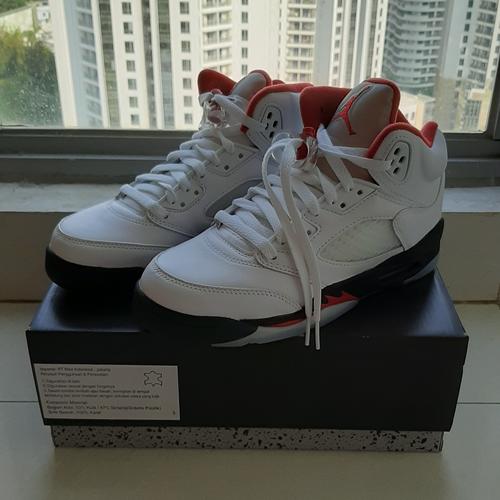 Jual Air Jordan 5 Retro Fire Red GS 