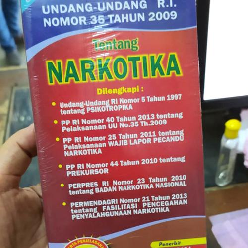 Foto Produk Undang-Undang NARKOTIKA - UU RI Nomor 35 Tahun 2009 - Edisi Lengkap dari Amanahbook