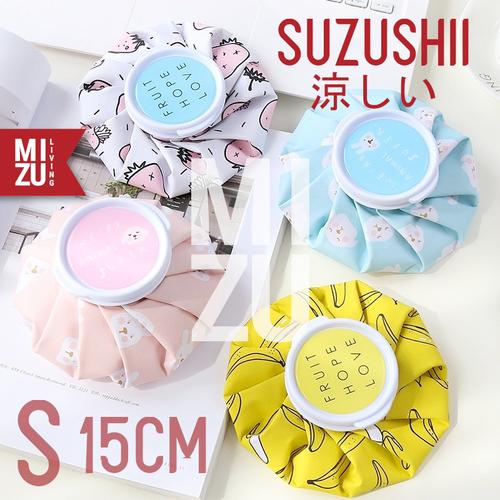 Foto Produk MIZU SUZUSHII S 15cm Cold Compress Ice Bag Hot Pack Kantong Kompres Es - STRAWBERRY dari MIZU Living