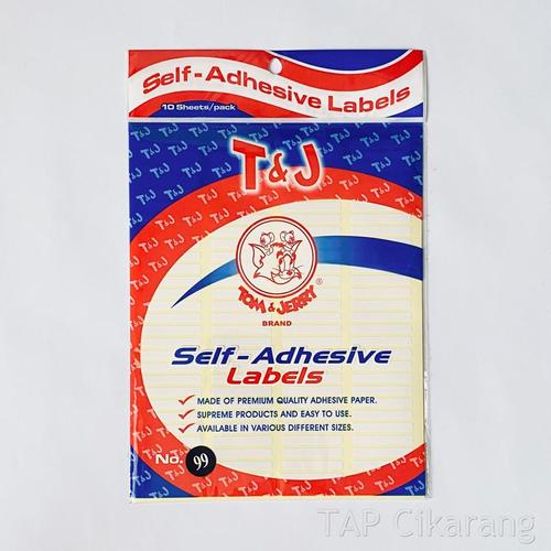 Sticker Label No. 99 Jual Stiker Putih No 99 White Label Tom Jerry Self Adhesive Labels ...