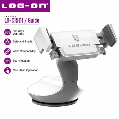 Foto Produk Log On Guide LO-CRH11 Stand Holder Handphone Universal - Abu-abu dari Log-on Official Store