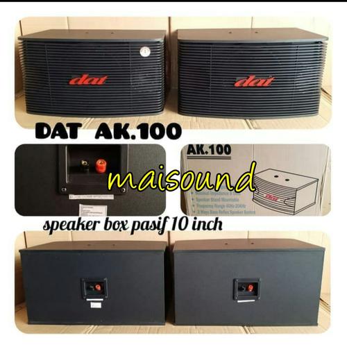Gambar SPEAKER PASIF DAT AK100 SEPASANG ORIGINAL DAT AK 100 10 INCH 2 UNIT dari Maisound undefined Tokopedia