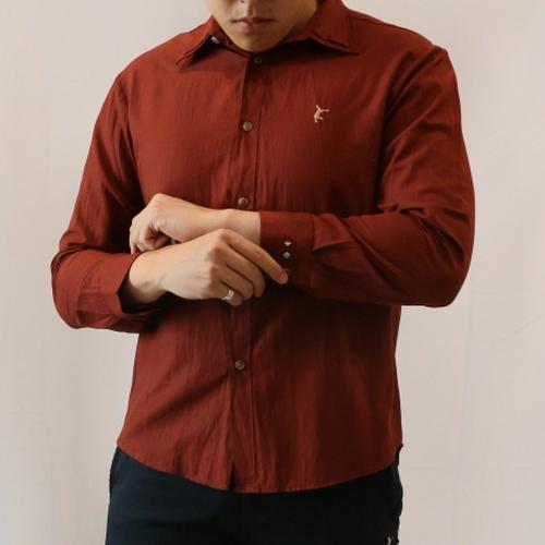 Jual Men Double Collar Shirt - Kota 