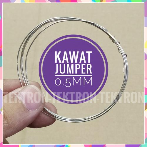 Foto Produk Kawat Jumper 0.5mm Tunggal Kabel Wire PCB Breadboard harga permeter dari tektron