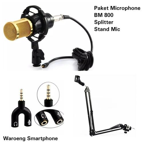 Jual Paket Microphone Condenser BM 800 