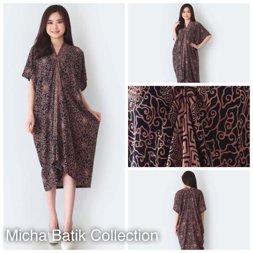 Foto Produk Kaftan Batik Paris Cap (warna sogan) dari Micha Batik Collection