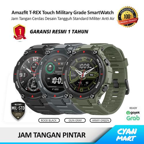 Jual Jam Tangan Pria Amazfit T-REX Military Standard Smart Watch Anti Air -  ARMY GREEN - Jakarta Barat - CyanMart | Tokopedia