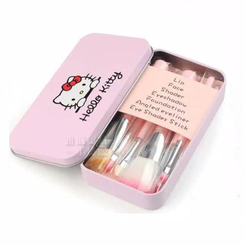 Gambar Kuas Make Up 7 in 1 Hello Kitty - Make Up Tools - Make Up Brush dari Shoppahollics99 undefined Tokopedia