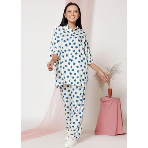 Foto Produk Setelan Rayon Riyani Pendek - Putih dari Rhani Collection
