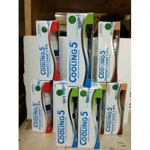 Foto Produk Cooling 5 Mouth Spray / Antiseptik Semprot untuk Mulut & Tenggorokan dari Plaza Medika