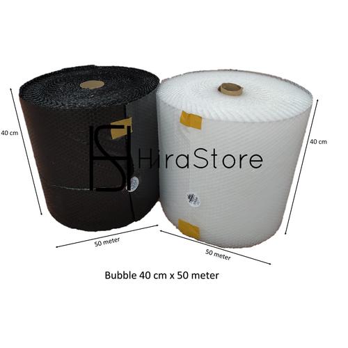 Foto Produk Bubble wrap 50 m x 40 cm / bubblewrap / plastik bubble tebal / - Bening dari Adreena Syahira Shop
