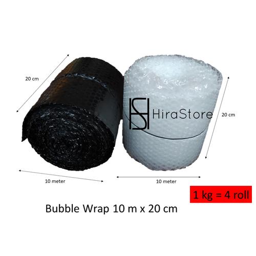 Foto Produk Plastik Bubble / BUbble wrap 10 meter x 20 cm tebal dan pekat - Hitam dari Adreena Syahira Shop