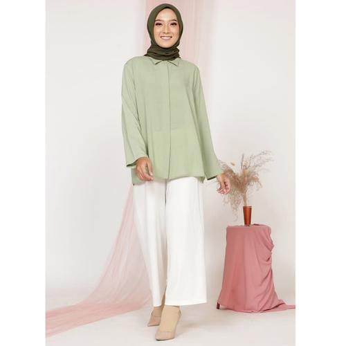 Foto Produk Blouse Malika - White dari Rhani Collection
