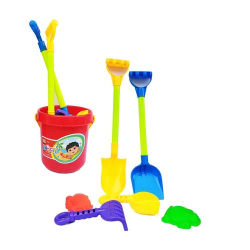 Foto Produk BEACH COOLSUMMER-1007 MAINAN ANAK EMBER PANTAI 4 SEKUP & CETAKAN HEWAN dari D'Best Toys
